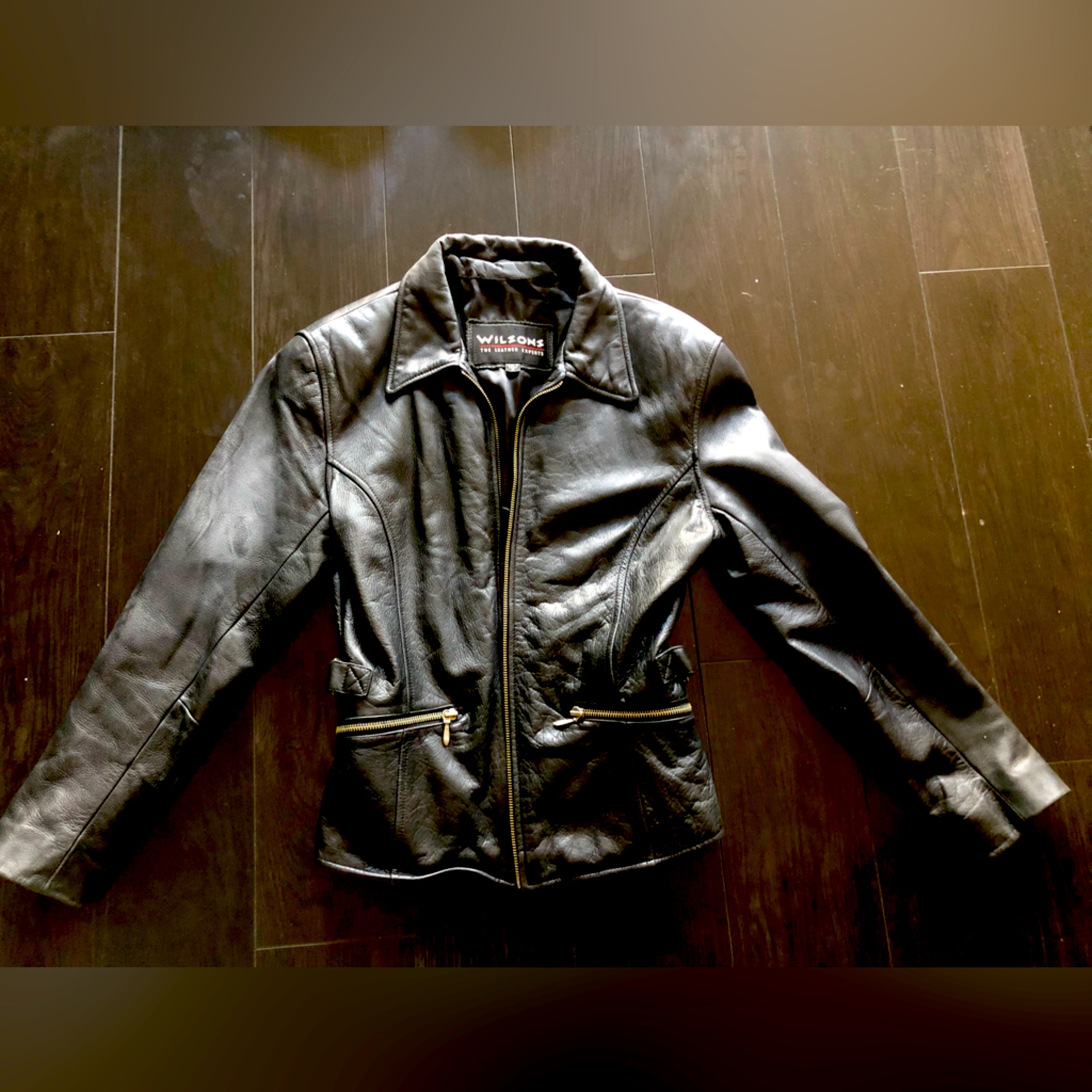 Wilson’s Premium Leather Biker Jacket! Perfect Condition!